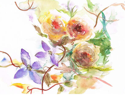 薔薇の隣